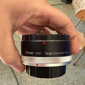 Vivitar MC Tele Converter - Black and Silver